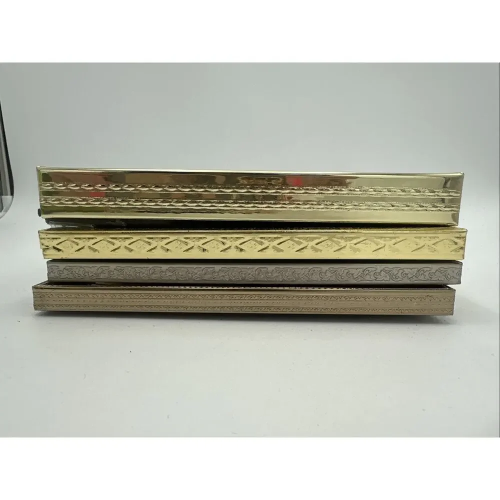 Lot of 4 Vintage Gold-Toned Metal 5